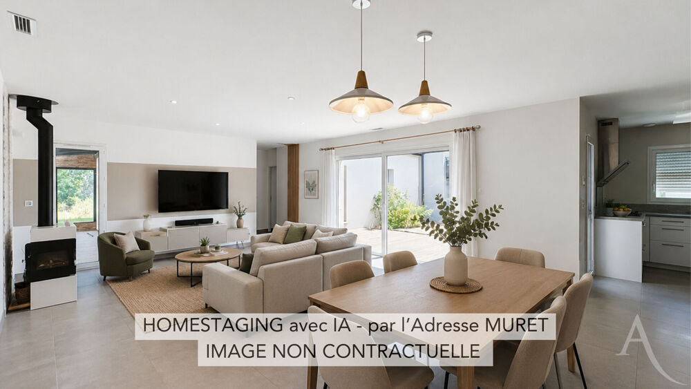 Vente Maison Villa contemporaine Plain pied- 172m² - Piscine - Terrain 1230 m² Roques