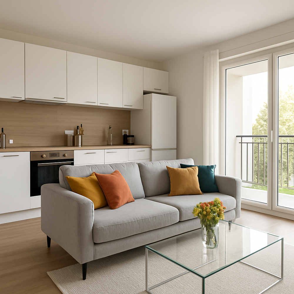 Appartement 2 pièces de 39 m2 (Villeurbanne)