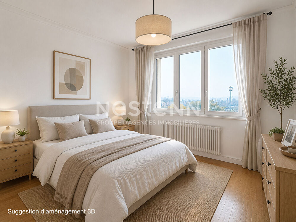Appartement T4 BRON 3 chambres - Dernier étage - Traversant & lumineux - Cave - 69500 BRON