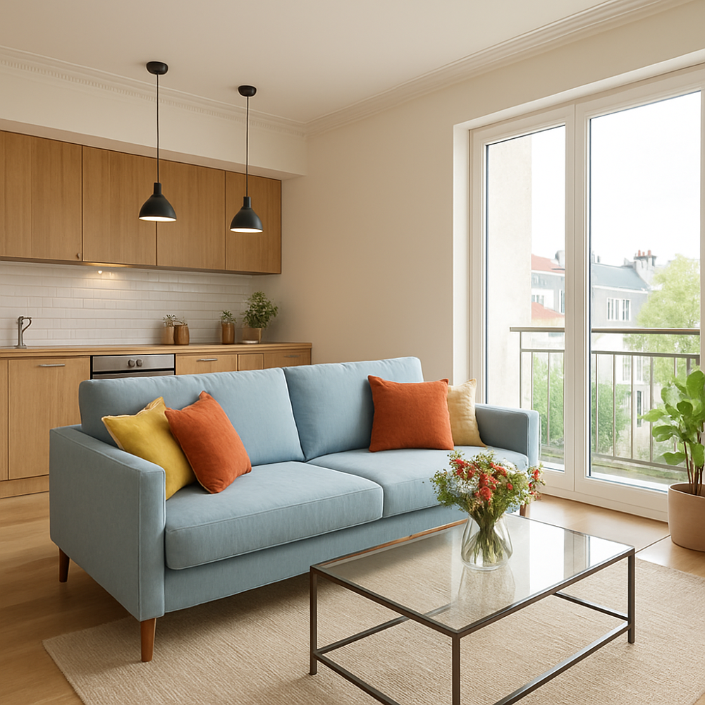 Appartement 2 pièces de 44 m2 (Mantes-la-Ville)