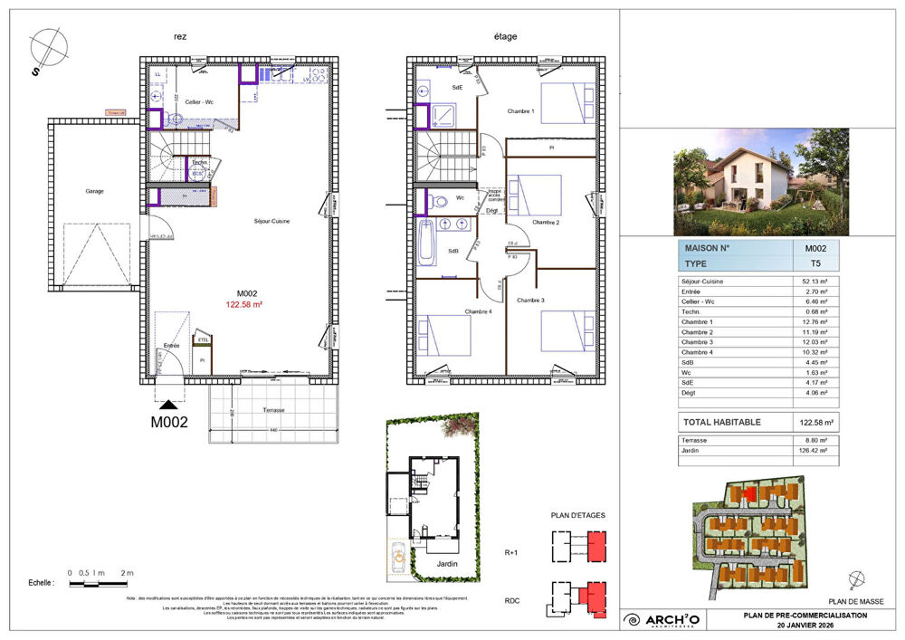 Vente Maison ALLINGES - Maisons 5 pièces - 122.58m² Allinges