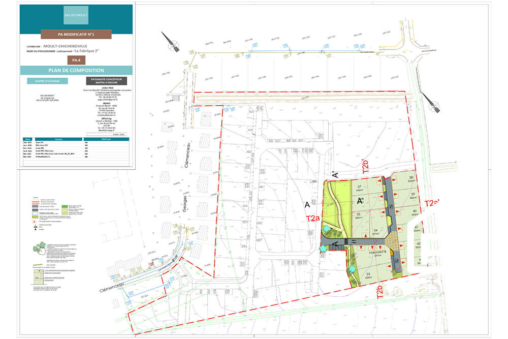 Vente Terrain TERRAIN / MACROLOT MOULT -  Lot C - 775 m2 Moult chicheboville