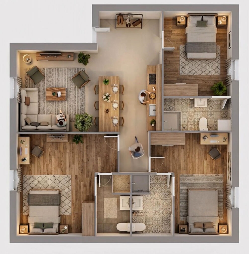 Vente Appartement Appartement Orleans 4 pièces 98.87 m2 à aménager Orleans