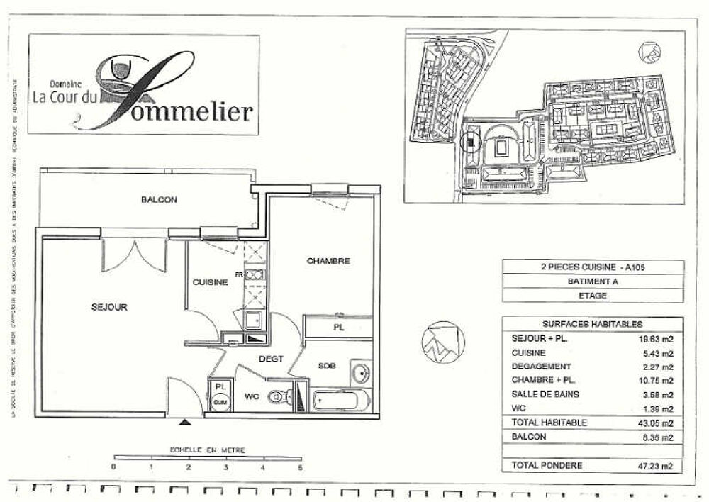Location Appartement LA COUR DU SOMMELIER - A105 Galgon