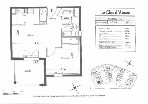  Appartement � louer 2 pi�ces 40 m�