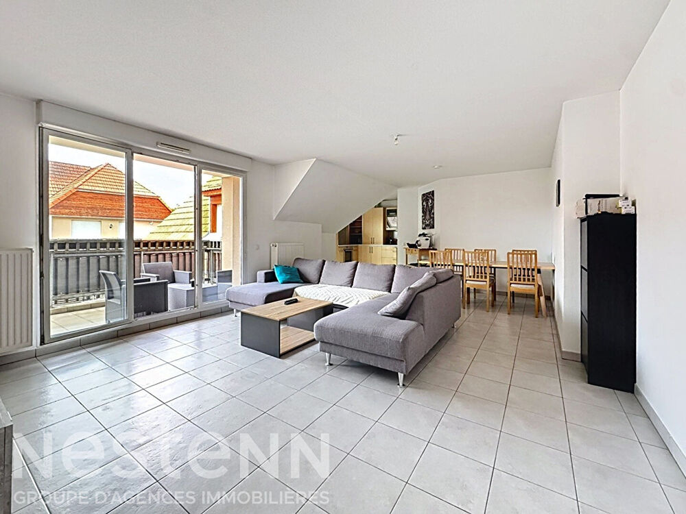 Vente Appartement Appartement  3 pièces de 76m² dernier étage , garage double, place de parking Altorf