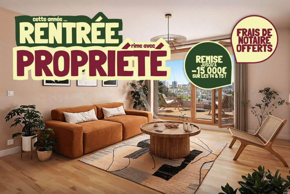 Appartement 3 pièces neuf de 65,9 m2 avec loggia et parking - Cachan