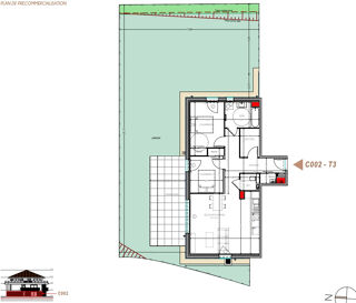  Appartement à vendre 3 pièces 74 m²