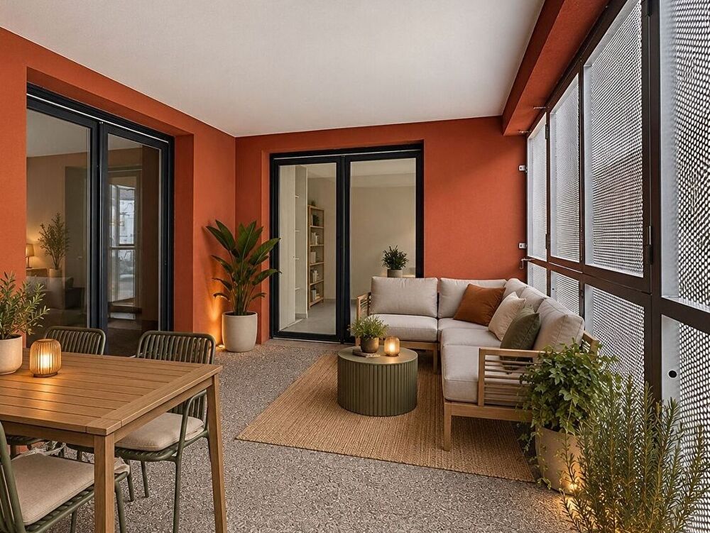 T2 44 m² récent avec extérieur + parking