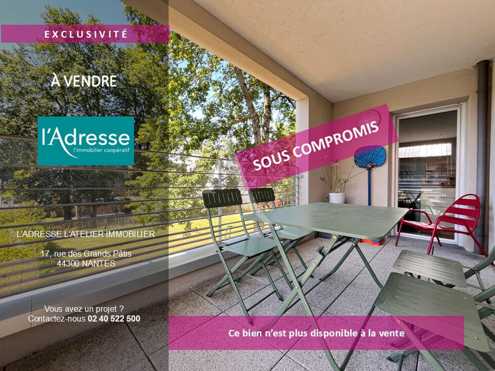 Appartement Nantes 3 pièce(s)