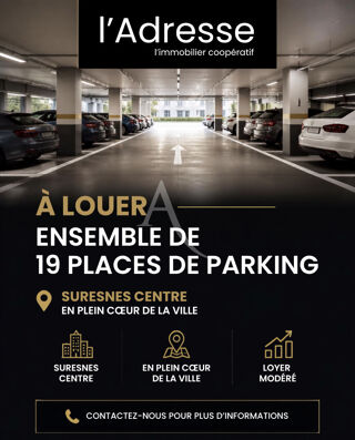  Parking / Garage à louer 15 + pièces  Suresnes