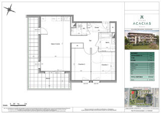  Appartement � vendre 3 pi�ces 68 m�