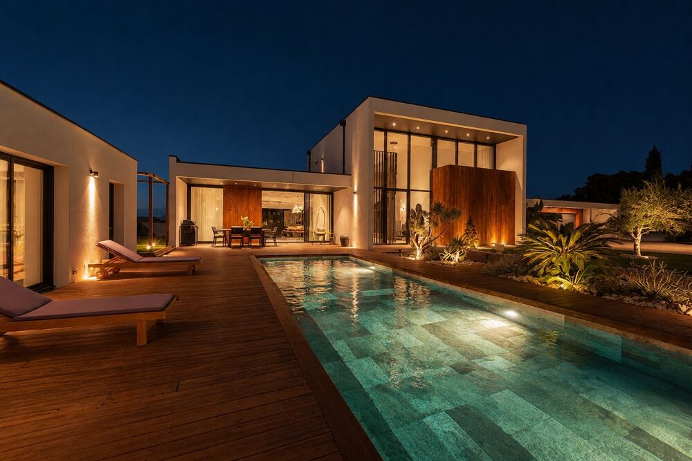 Villa contemporaine avec piscine