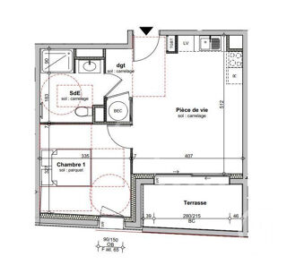  Appartement à vendre 2 pièces 40 m²