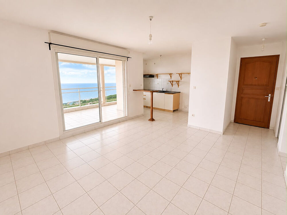 Appartement 2 pièces avec vue mer, Les Avirons, Dernier étage