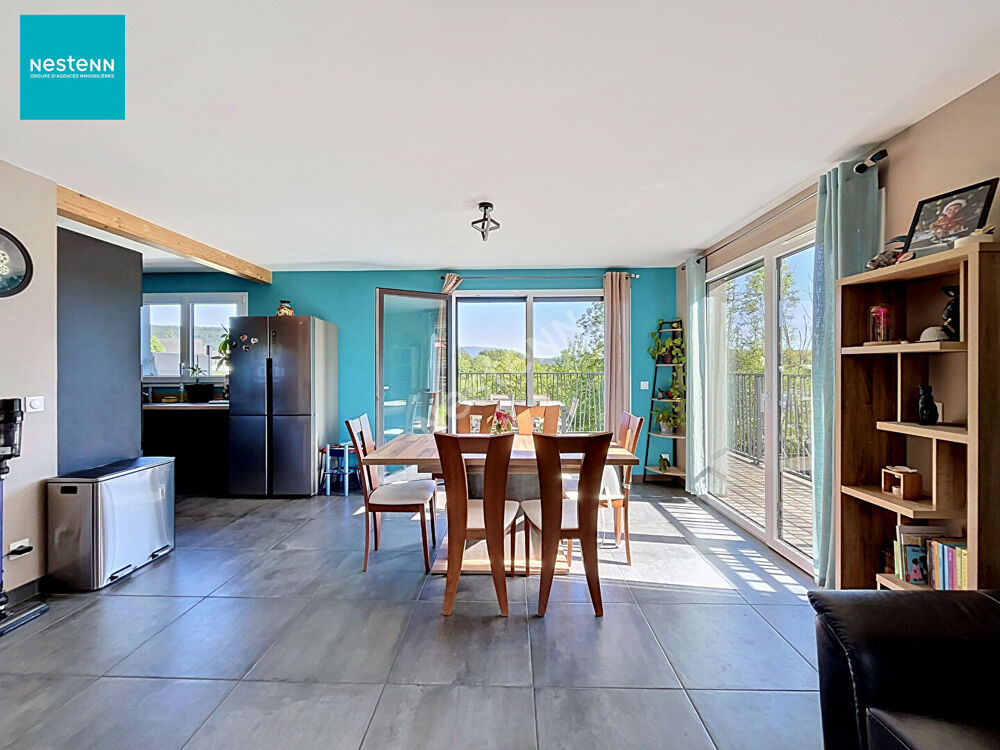 Vente Maison LA BALME DE SILLINGY _ Maison moderne 4 pièces de 90,42 m², avec grand jardin, terrasse, place de parking et garage, à vendre La balme de sillingy