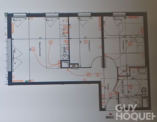  Appartement  vendre 3 pices 54 m