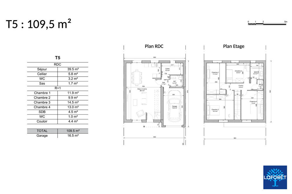 Maison neuve à vendre sur plan VEFA, 4 chambres