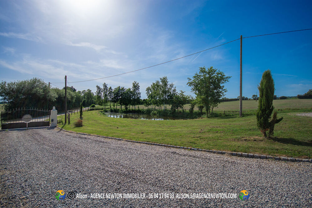 Vente Maison NORMANDIE, Calvados, Montchamp, maison individuelle, sans voisins immédiats, petit lac, jardin, parking, sur un terrain de 4 980 Vire