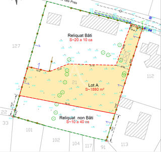  Terrain � vendre 1880 m�