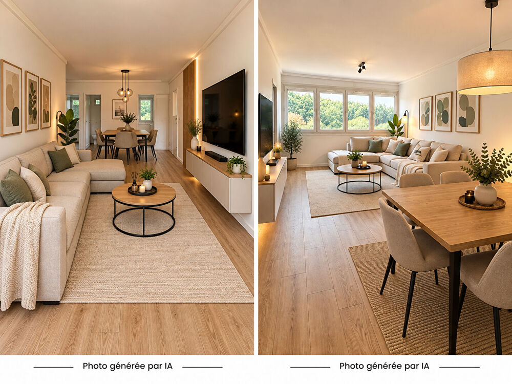 Appartement 4 pièces au pied des commerces et écoles