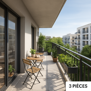  Appartement à vendre 3 pièces 65 m²
