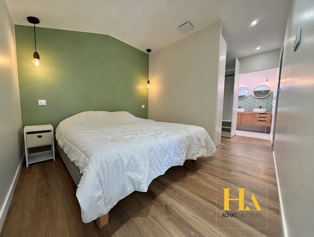 Vente Maison Maison rénovée plain-pied, 4 pièces, Suite parentale, Piscine, Jardin paysagé La roche de glun