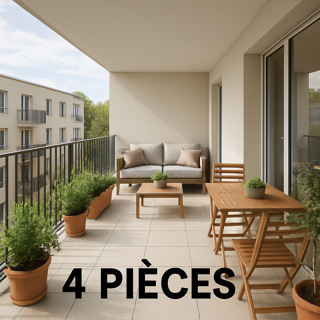  Appartement à vendre 4 pièces 90 m²