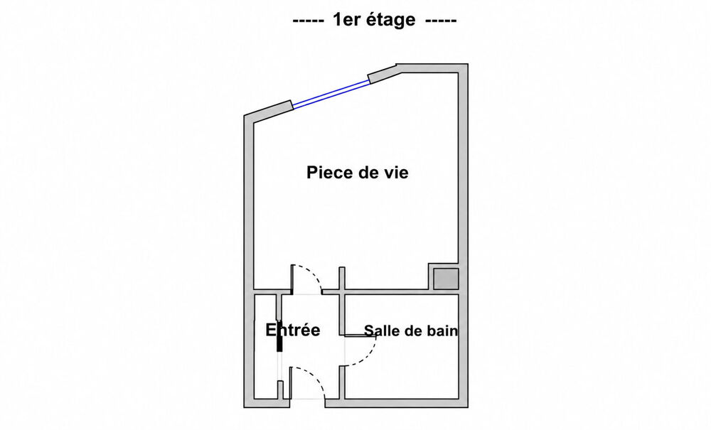Studio meublé rénové - Metz proche Saulcy - 20 m² - Place de parking