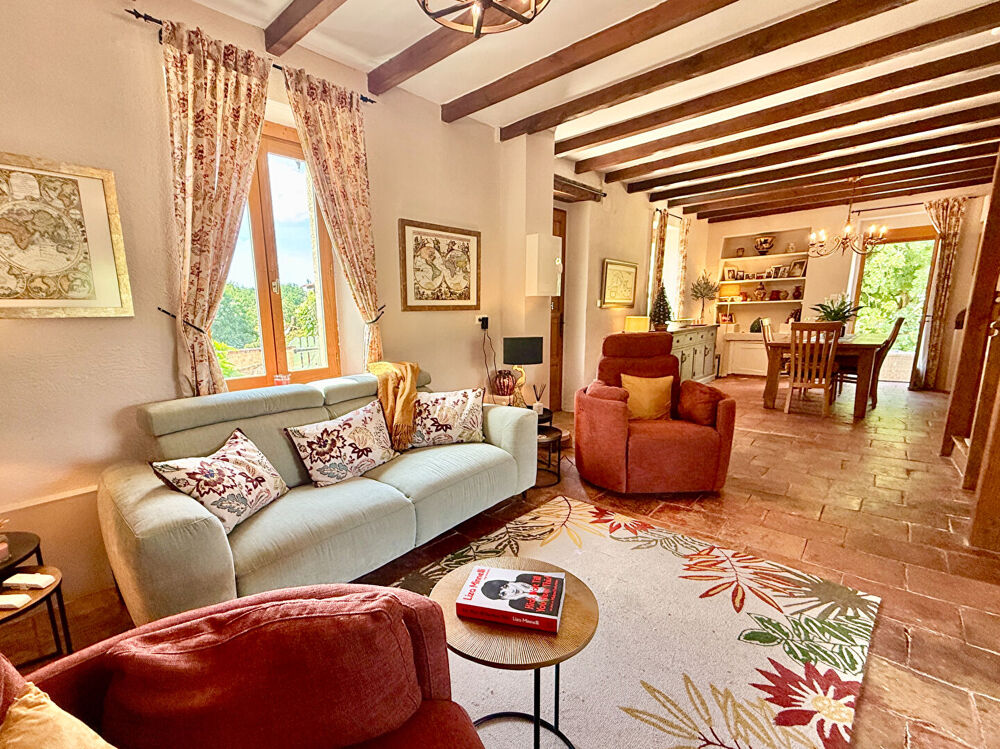 Vente Maison TARN ET GARONNE-PUYLAROQUE -  Maison de campagne  rénovée,3 chambres, avec piscine,et dependance Puylaroque