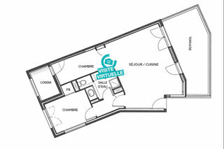  Appartement � vendre 3 pi�ces 57 m�