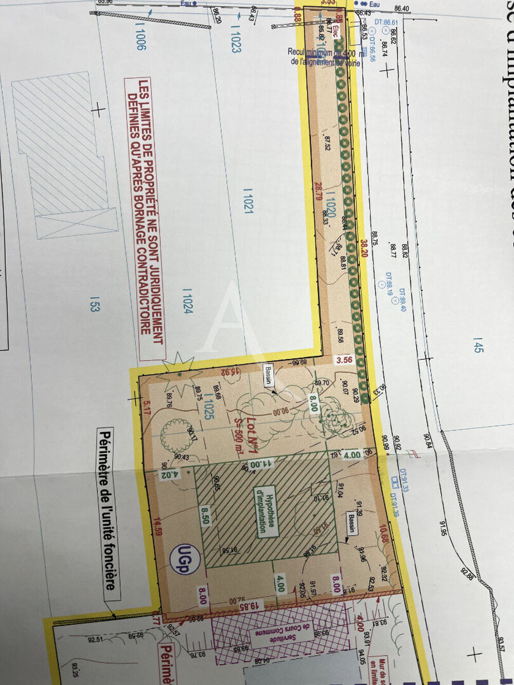 Vente Terrain Terrain Montfermeil 500 m2 Montfermeil