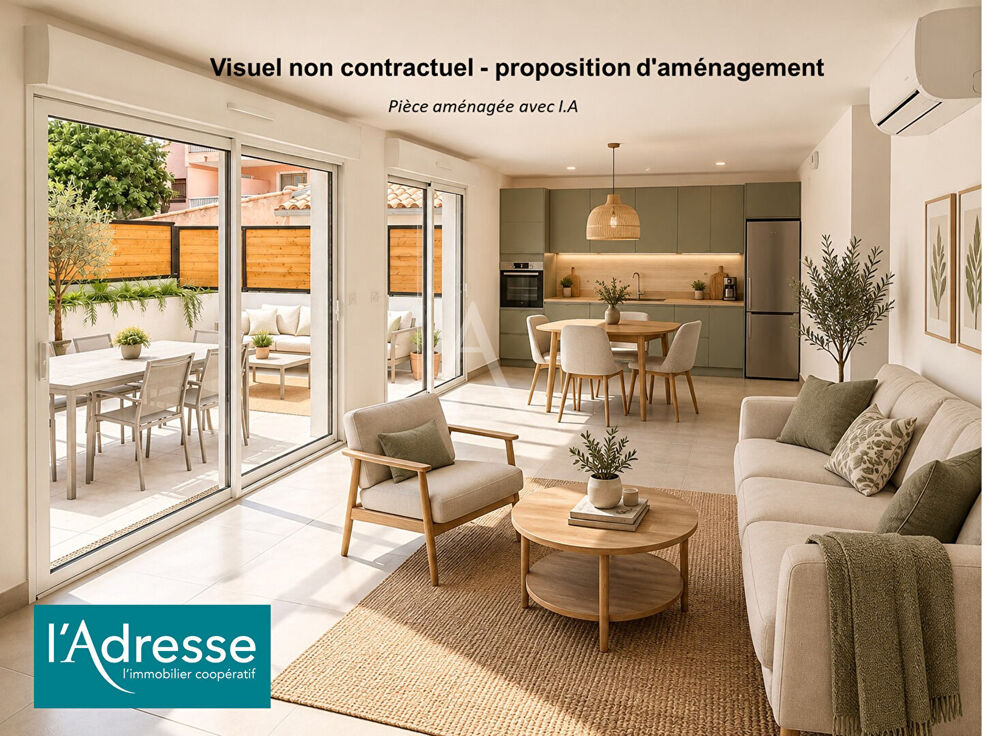 Vente Appartement Appartement Le Pradet 4 pièces rez de jardin Le pradet