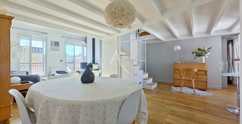 Vente Appartement Duplex de 3/4 pièce(s) 62.03m2  LC et 90m² au sol Paris 15