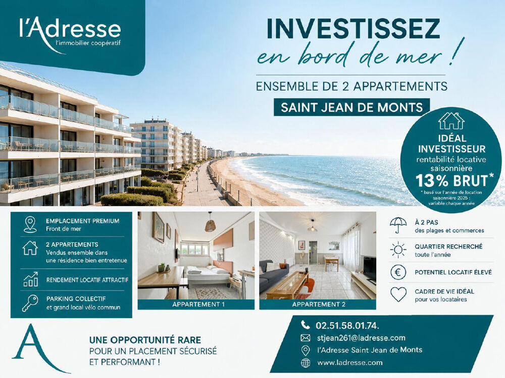 Ensemble de 2 logements - Idéal investisseurs (renta 13%)