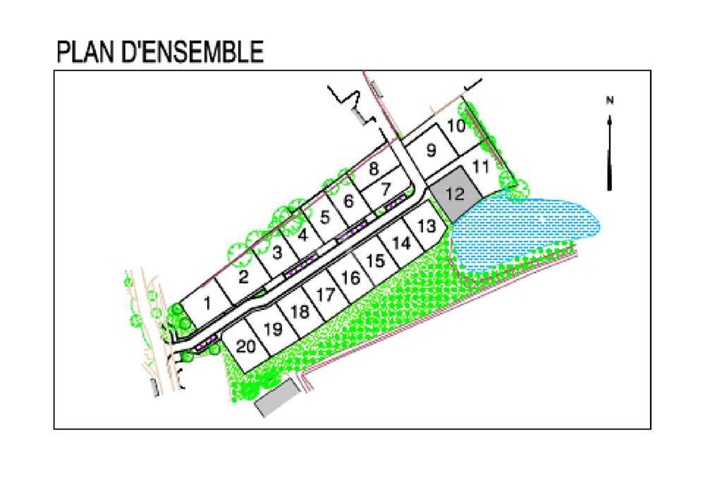 Vente Terrain Terrain à bâtir La Chapelle Achard 426 m² La chapelle achard