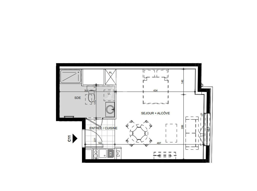 Studio situé au Kremlin-Bicêtre