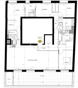  Appartement � vendre 5 pi�ces 148 m�