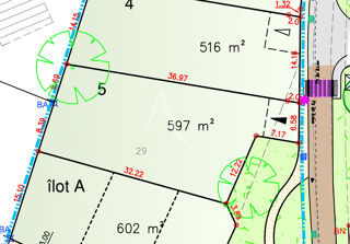  Terrain à vendre 597 m²