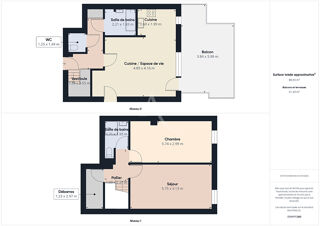  Appartement  vendre 3 pices 77 m