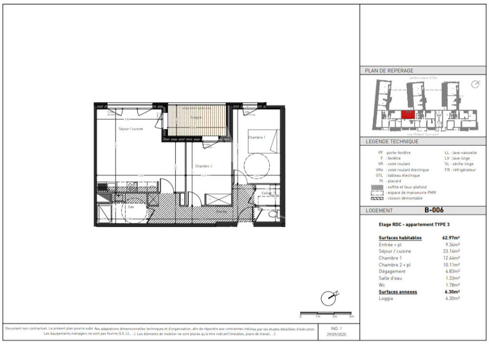 Appartement Type 3 DISPONIBLE DE SUITE à 5 min de l'hyper centre