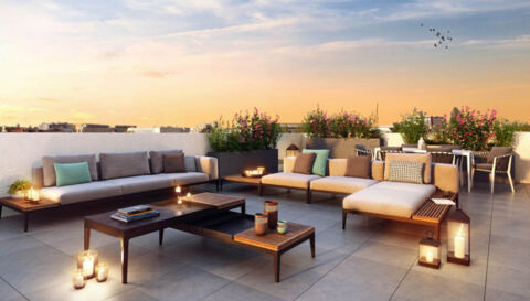   Superbe T5 traversant avec rooftop, parkings & terrasse � Chessy (RER A) Appartement - 5 pi�ce(s) - 115 m�