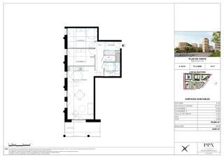  Appartement à vendre 3 pièces 64 m²