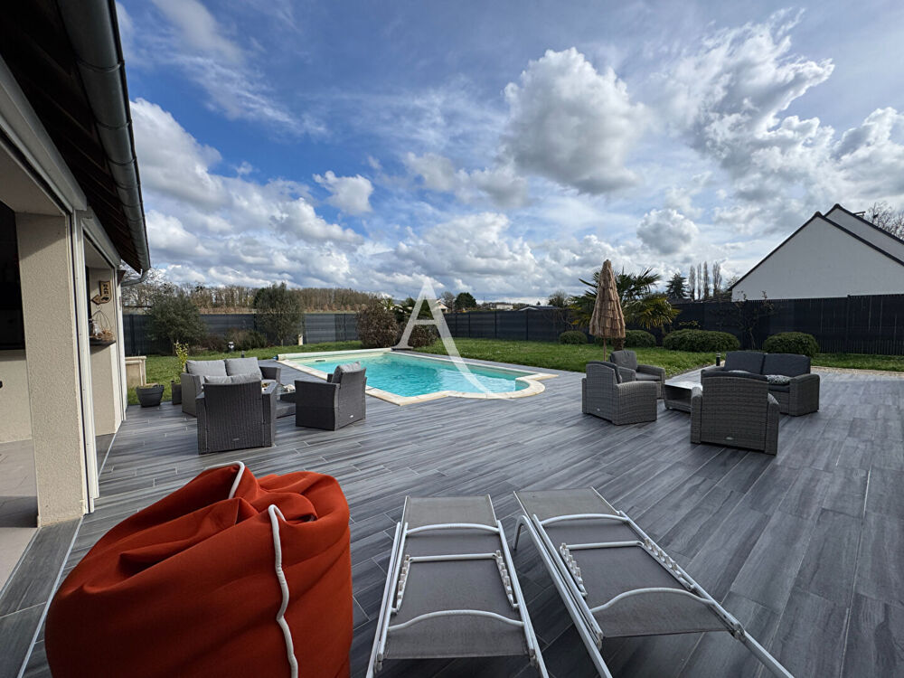 Maison d'architecte avec piscine - Pool House équipé -Prestations haut de gamme - Montlouis-sur-Loire