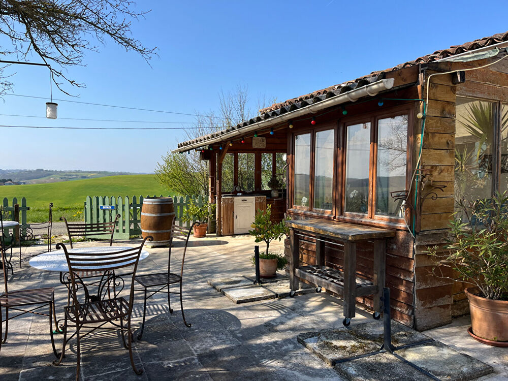 Vente Maison Propriété en pierre avec gîtes et vue dominante à Cazac Cazac