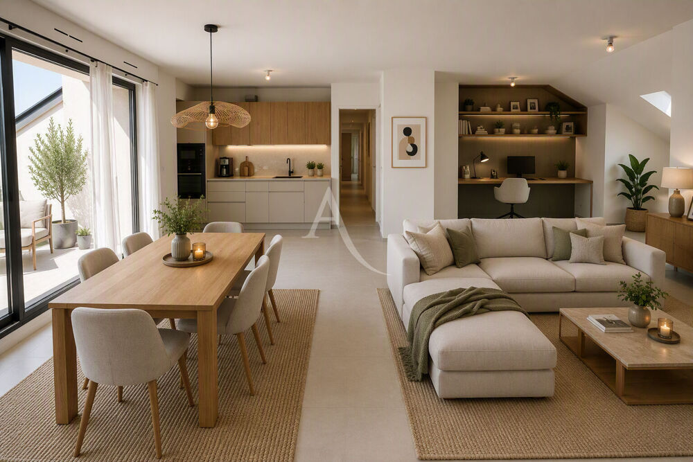 Appartement neuf T4 de 88 m² dernier étage terrasse à proximité des bords de la Loire