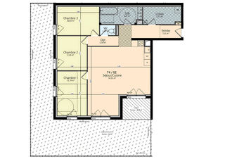  Appartement � vendre 4 pi�ces 90 m�