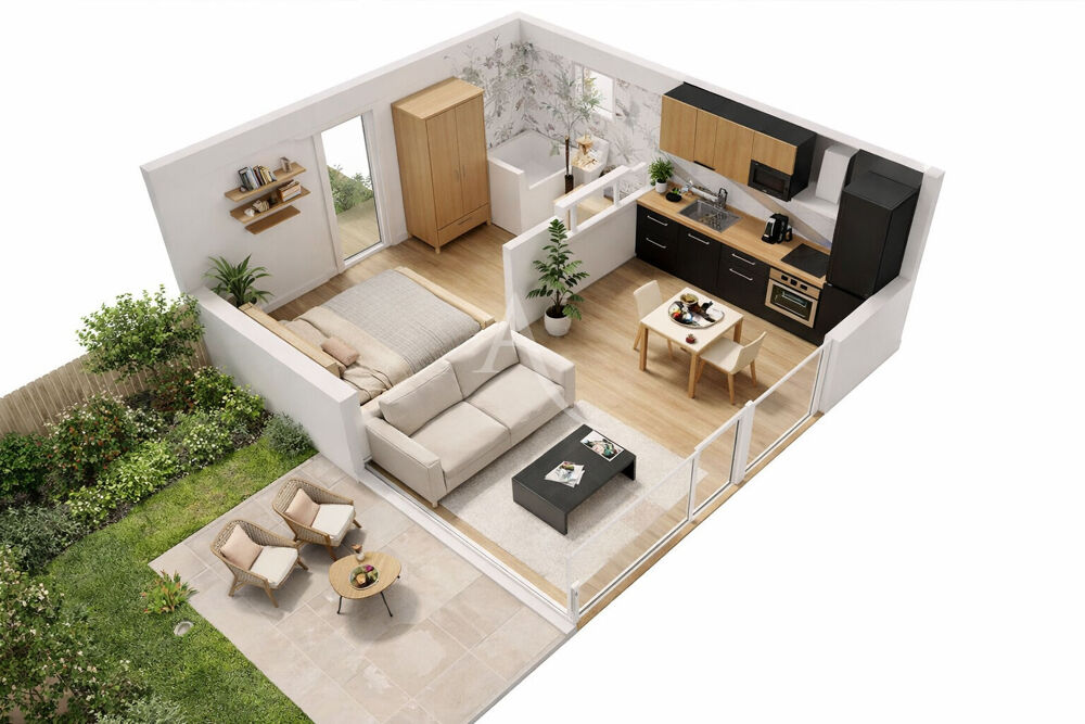 Appartement T2 33m² en VEFA avec jardin privatif