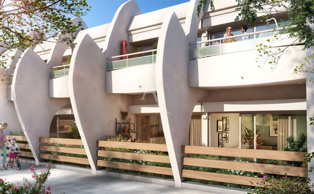 La grande motte, résidence neuve de tourisme du T1 au T3 avec terrasse et parking à 150 mètres de la mer