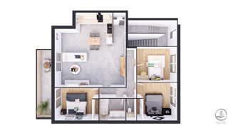  Appartement � vendre 3 pi�ces 88 m�